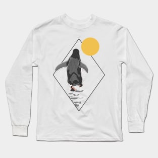 Penguin Sun King Emperor Sea Bird Penguin Lover Penguin Long Sleeve T-Shirt